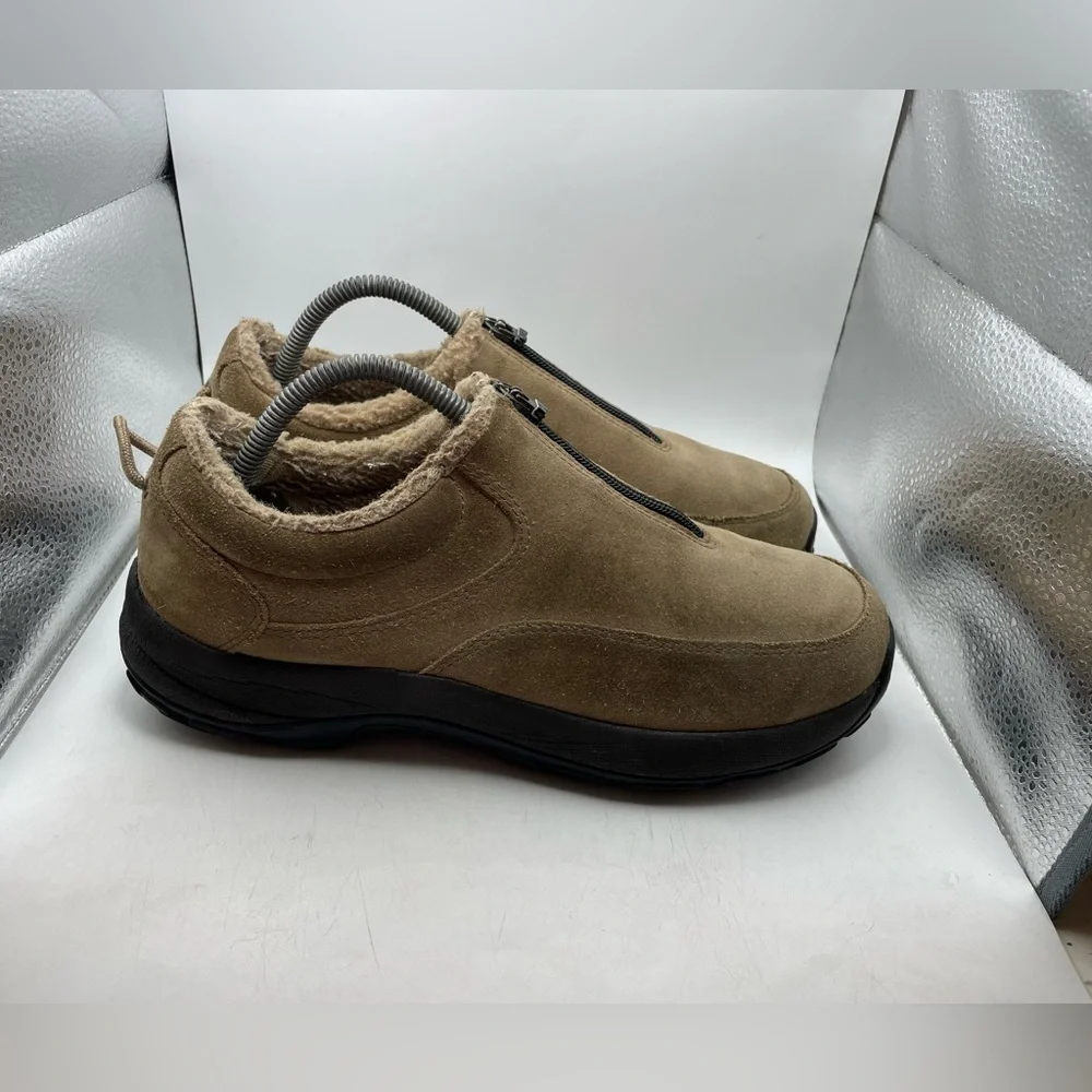 L.L Bean Men's Tan Suede Slip-On Shoes size 8.5